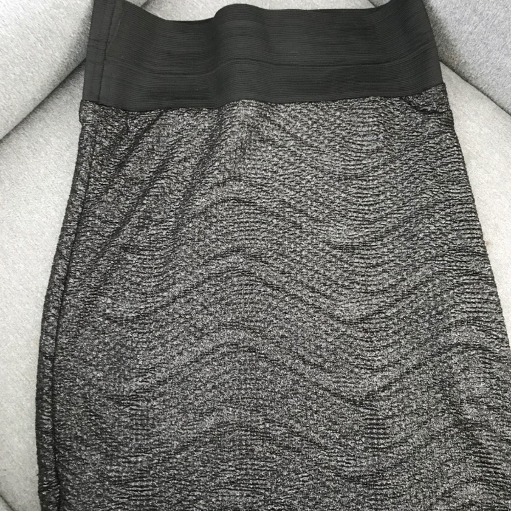 BCBGeneration gunmetal skirt